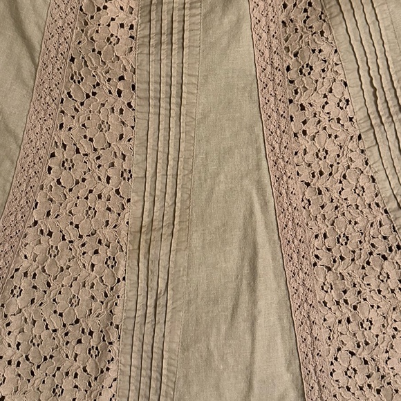 Coldwater Creek Tan Full Midi Skirt, Size XSP - Picture 4 of 9